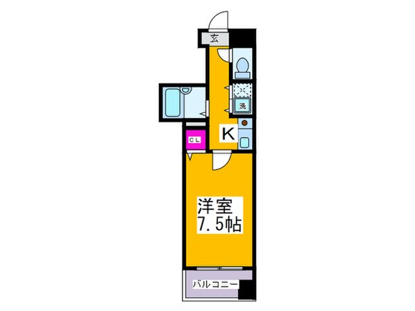 ソレアードトレスなんばWESTの物件間取画像